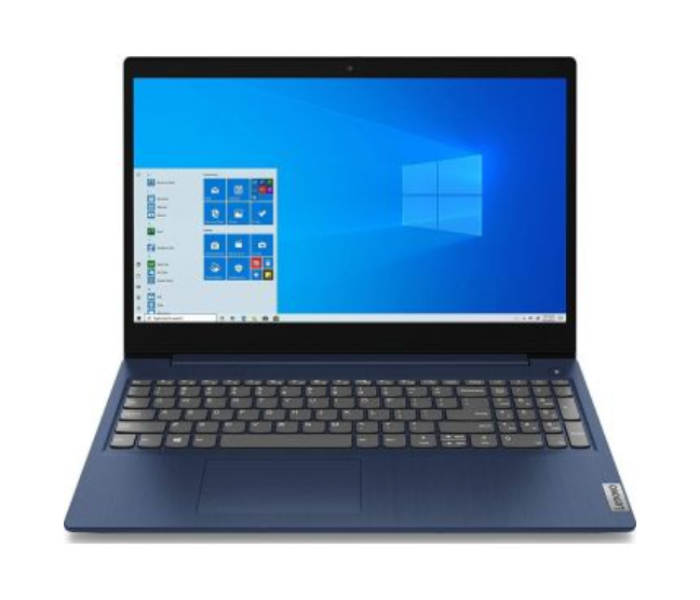 Lenovo IdeaPad 3 -81WE00P8AX 15.6 Inch FHD Intel Core i5 1035G1 Processor 16GB RAM 1TB HDD 128GB SSD 2GB NVIDIA Graphics MX330 Windows 10 Home English-Arabic Keyboard - Blue - Zoom Image 2