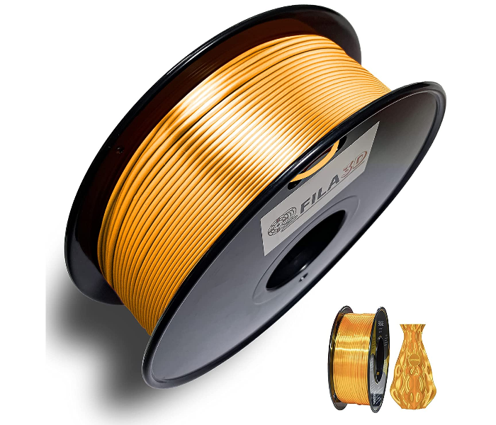 Fila3D 1.75 mm PC 1Kg 3D Printer Filament - Yellow Gold - Zoom Image 3