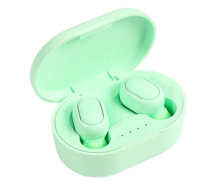 A7S True Wireless Earbuds with Charging Box - Green - Zoom Image