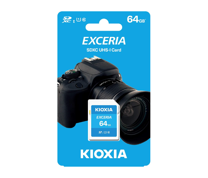 Kioxia LNEX1L064GG4 SDXC UHS-I U1 64GB Class 10 Exceria SD Memory Card - Zoom Image 2