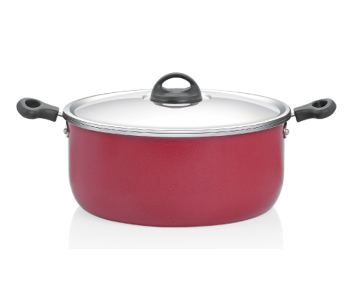 Premier 2872 24cm Non-Stick Stew Pot - Red & Black - Zoom Image