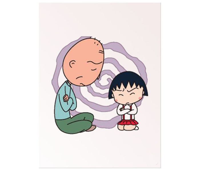 Zap Zmp-111 Anime Chibi Maruko Chan Mouse Pad - Violet - Zoom Image