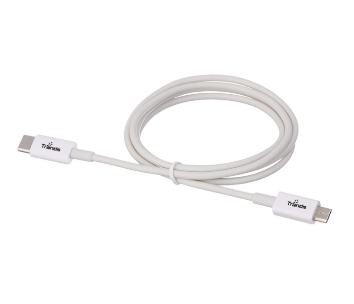 Trands TR-CA4380 Type-C to Micro USB Cable -White - Zoom Image 2