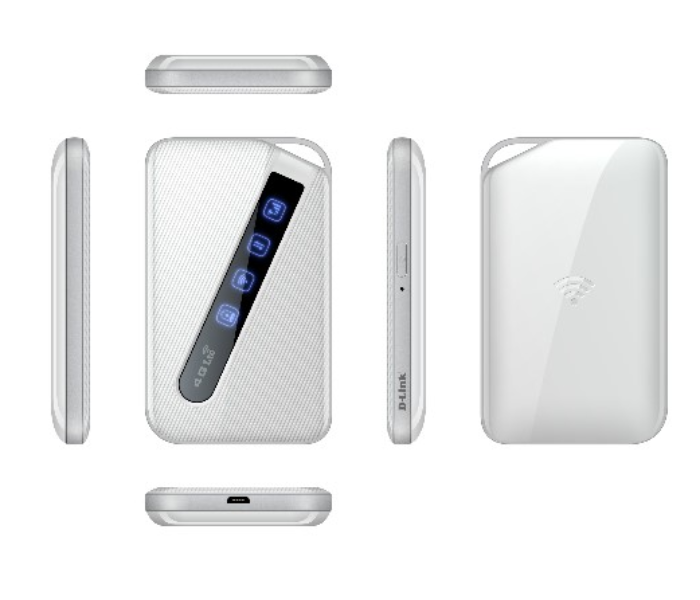 D-Link 4G LTE 150Mbps Mobile Router with 3000mah PowerBank - White - Zoom Image