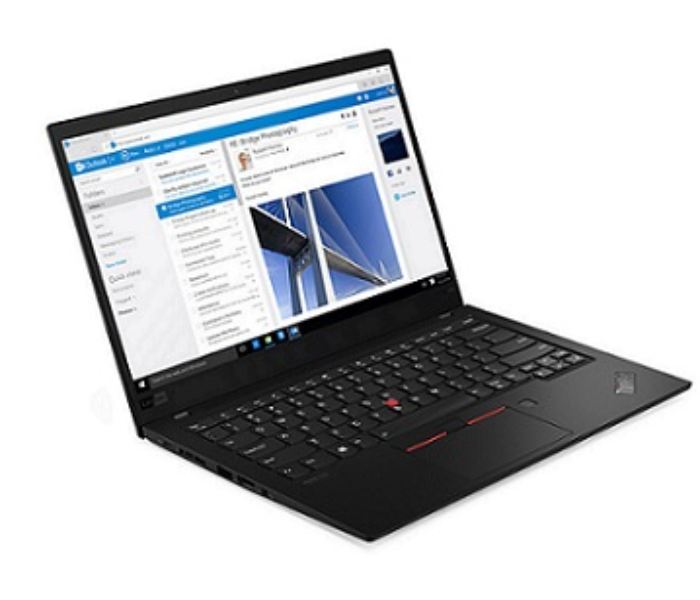 Lenovo ThinkPad X1 Carbon 20U90013AD 14 inch FHD 8th Gen Intel Core i7-10510U 8GB DDR3 RAM 512GB SSD Intel HD Graphics Arabic English Keyboard Windows 10 Pro - Black - Zoom Image 1