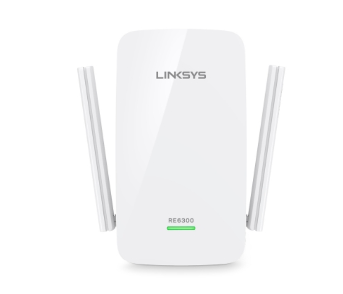 Linksys RE6300 AC750 BOOST Wi-Fi Range Extender - White - Zoom Image