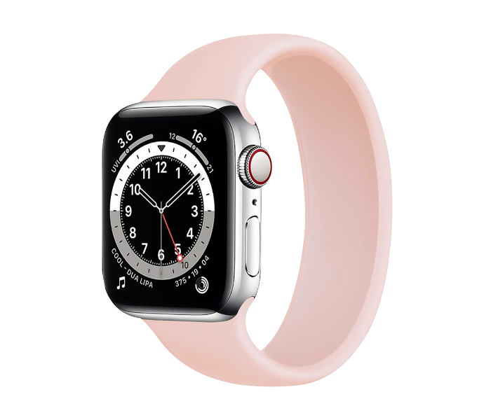 Promate LOOP-44S 42mm or 44mm Small Solo Loop Strap for Apple Watch - Pink - Zoom Image 1