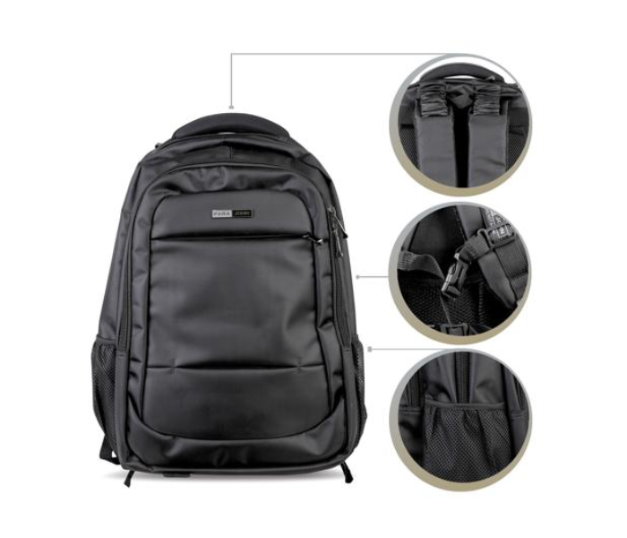 Parajohn PJBP6661 19Inch Travel Laptop Backpack - Black - Zoom Image 3