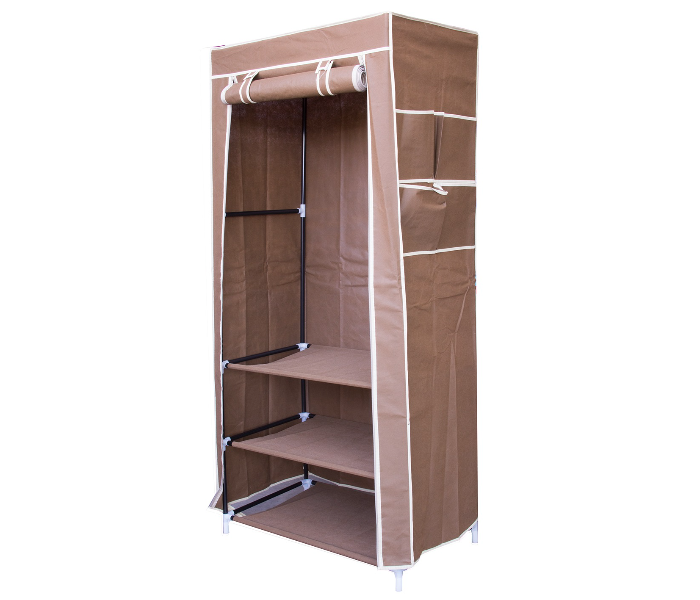 In-House Non-woven Fabric Portable Clothes Closet WRD-2823- Brown - Zoom Image 2