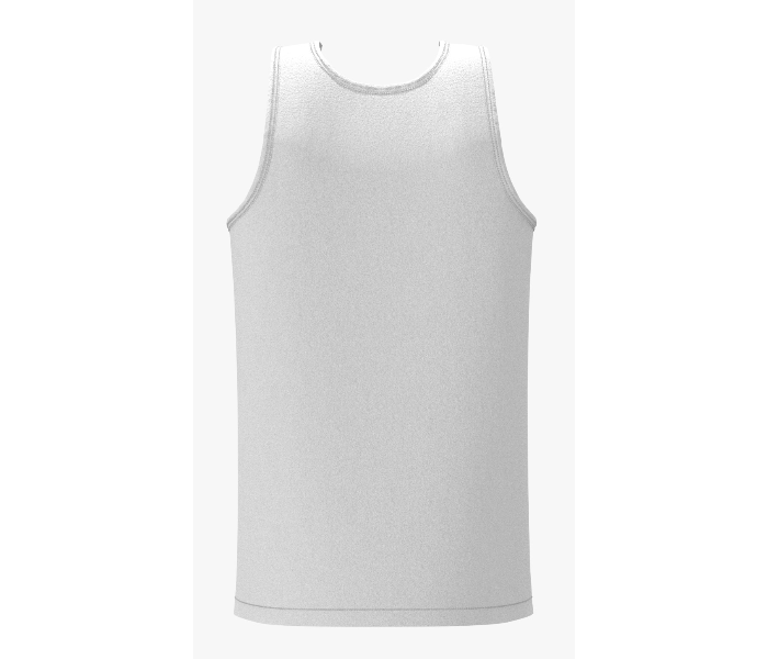 Oryx Cotton Extra Large Men Vest - White - Zoom Image 4