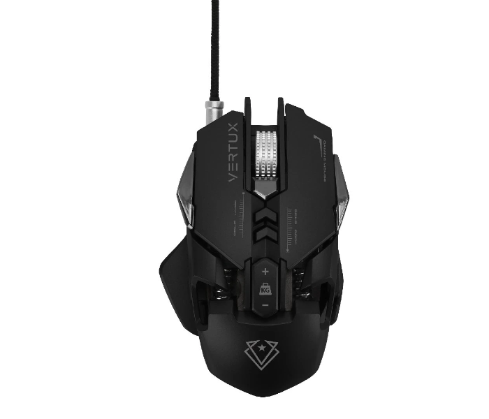 Vertux INDIUM High Performance Wired Gaming Mouse - Black - Zoom Image 1