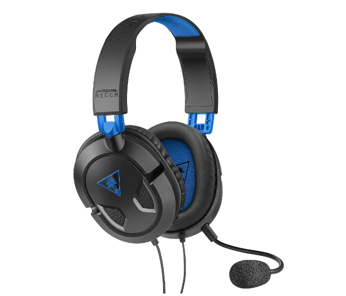 Turtle Beach Recon 50P Headset - Black and Blue - Zoom Image 1