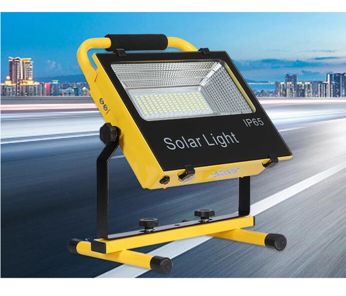 LED Solar 30W Integrated Portable Flood Light - Yellow - Zoom Image 2