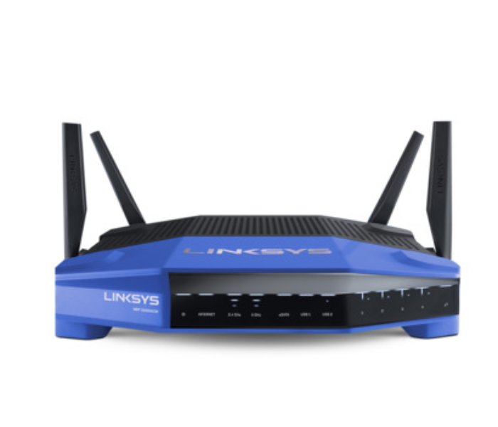 Linksys WRT3200ACM AC3200 MU-MIMO Gigabit Wi-Fi Router - Blue - Zoom Image 1