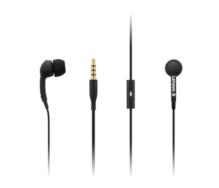 Lenovo GXD0S50936 100 In-Ear Wired Headphone - Black - Zoom Image 2