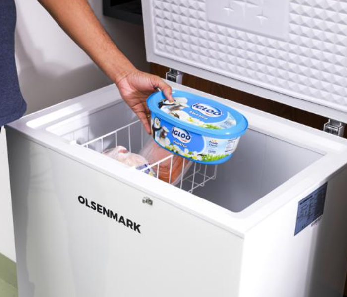 Olsenmark OMCF5003 170L Chest Freezer - White - Zoom Image 3