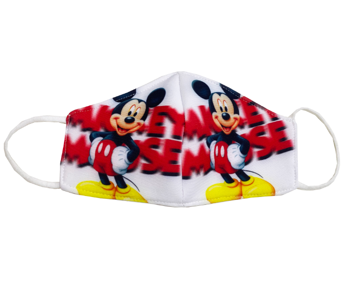 Micky Mouse Printed 1 Reusable and Washable Mask for Kids - Zoom Image