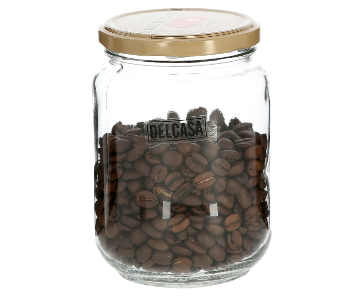 Delcasa DC1753 600ml 6 Pieces Glass Storage Jar Set - Clear - Zoom Image 1