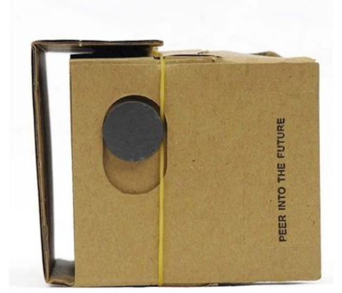 Cardboard VR Box Headset - Brown - Zoom Image 3