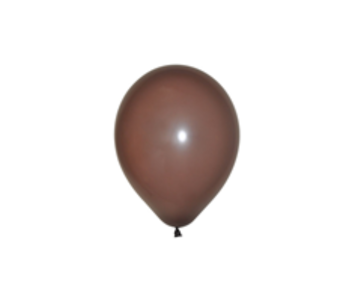 Rota Party 12 Inch Latex Standard 100 Pcs Balloon  - Brown - Zoom Image