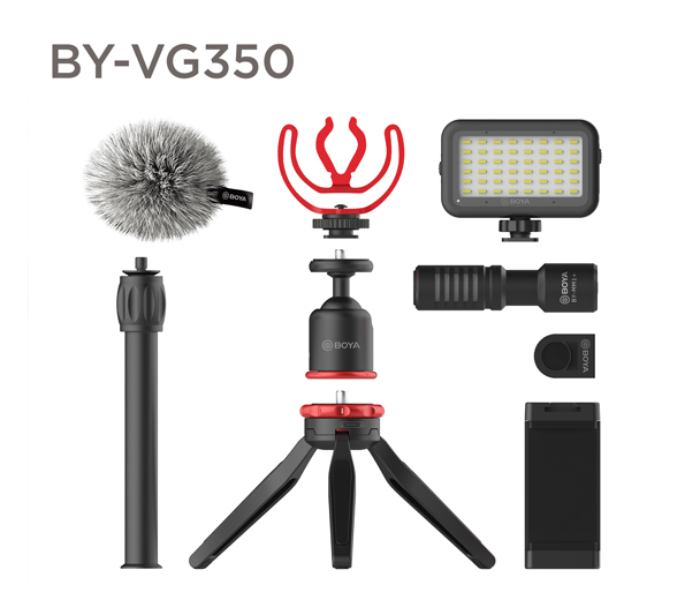 Boya BY-VG350 Ultimate Smartphone Video Kit - Black - Zoom Image 1