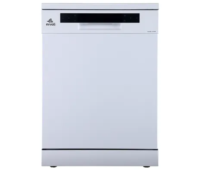 Evvoli EVDW-153HW 7 programs 15 place 3 baskets Electric Dishwasher - White - Zoom Image 1