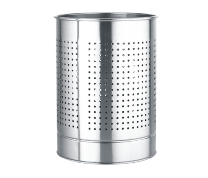 Premier 2200 Stainles Steel Small Dust Bin - Silver - Zoom Image