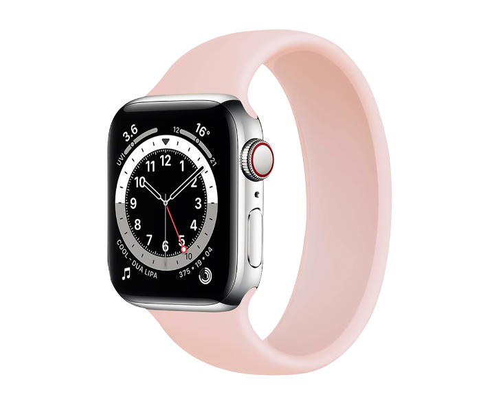 Promate LOOP-40S 38mm or 40mm Small Solo Loop Strap for Apple Watch - Pink - Zoom Image 1