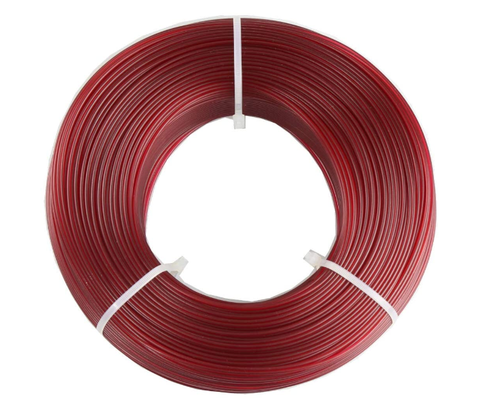 Fiberlogy 1.75mm 3D Printer Filament Refill Easy PET-G Burgundy TR - Zoom Image