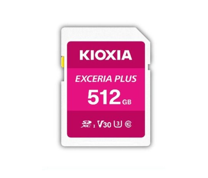 Kioxia LNPL1M512GG4 512GB SDXC Exceria Plus Card - Zoom Image