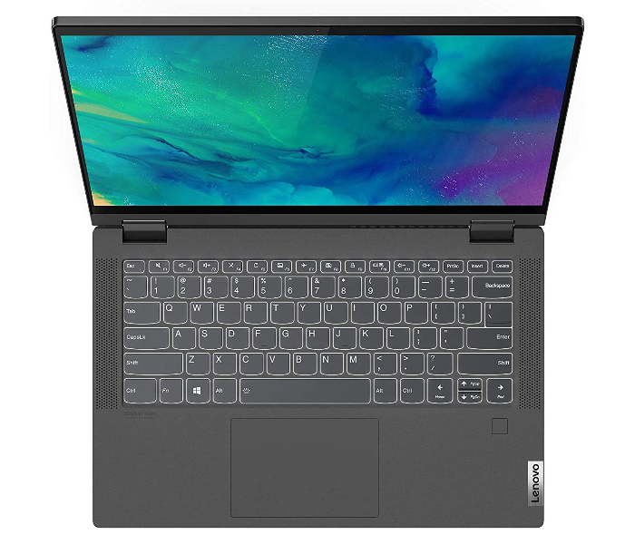  Lenovo Flex 5 x360 Backlit English US 14 Inch FHD 16GB RAM 512GB SSD MD Ryzen 7-4700U Windows 10 Home Integrated AMD Radeon Graphics Touchscreen Laptop – Graphite Grey  - Zoom Image 1