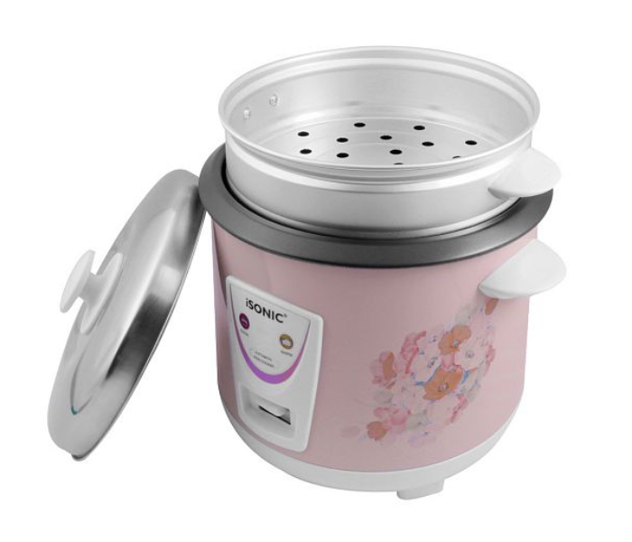 iSONIC iRC 758 1.8L Automatic 3 in1 Rice Cooker - Rose - Zoom Image 2