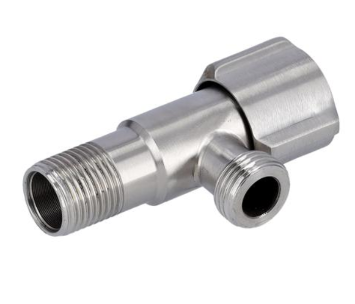 Geepas GSW61080 Stainless Steel Angle Valve - Silver - Zoom Image 1