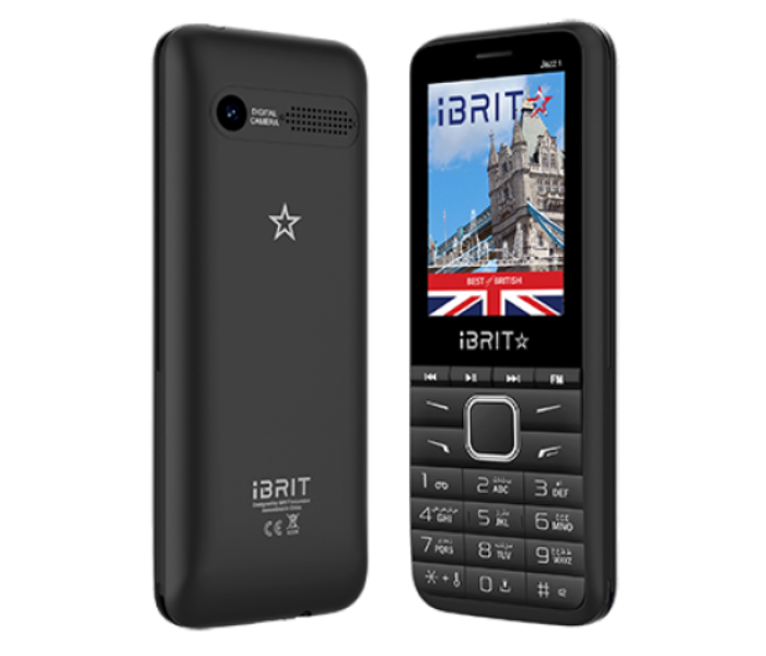 Ibrit Star Jazz 1 2.4inch Dual Sim Cellphone - Black - Zoom Image 1