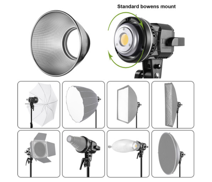 GVM LS-P80S-2D LED 2-Light Kit with Filters - Black - Zoom Image 5