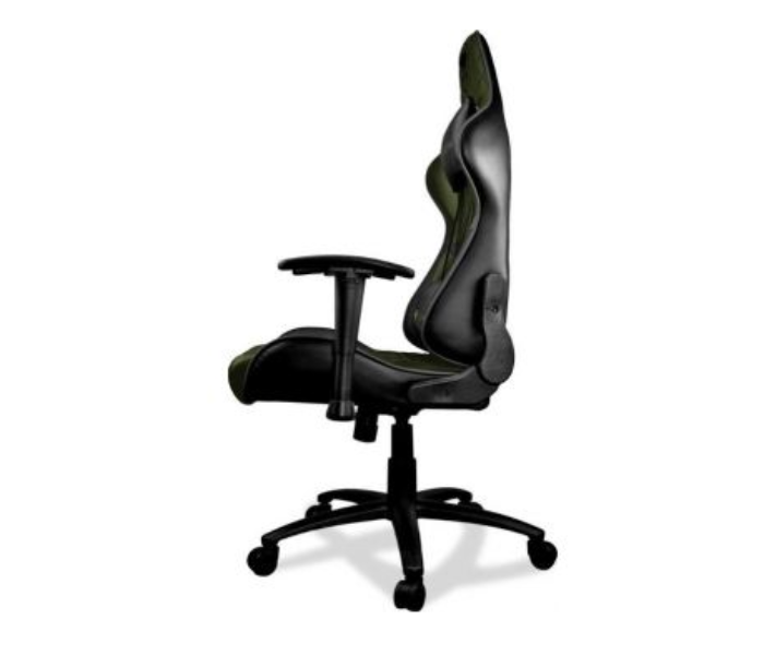 Cougar Armor One X Military Style Adjustable Design Gaming Chair - Black & Green - Zoom Image 3