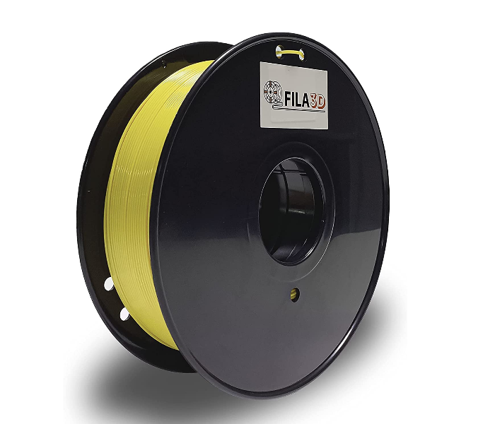 Fila3D 1.75mm Rubber 1Kg 3D Printer Filament - Yellow - Zoom Image 2