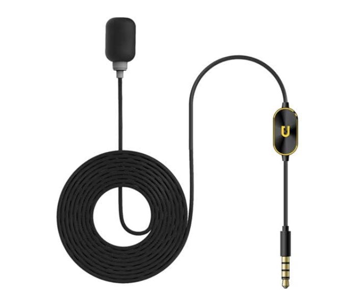 Diety V-LAV Microphone and Carrying Pouch - Black and Gold - Zoom Image 6