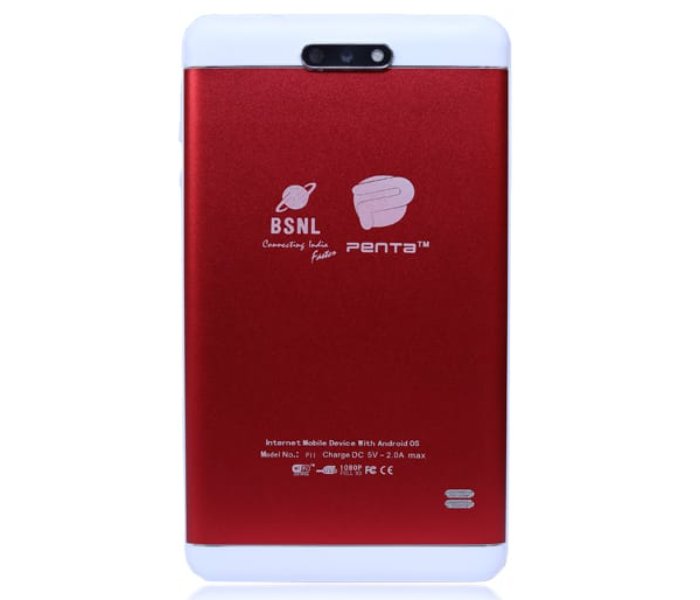 BSNL P11 Penta 2GB 16GB 7inch HDS Screen Tab- Red - Zoom Image 1