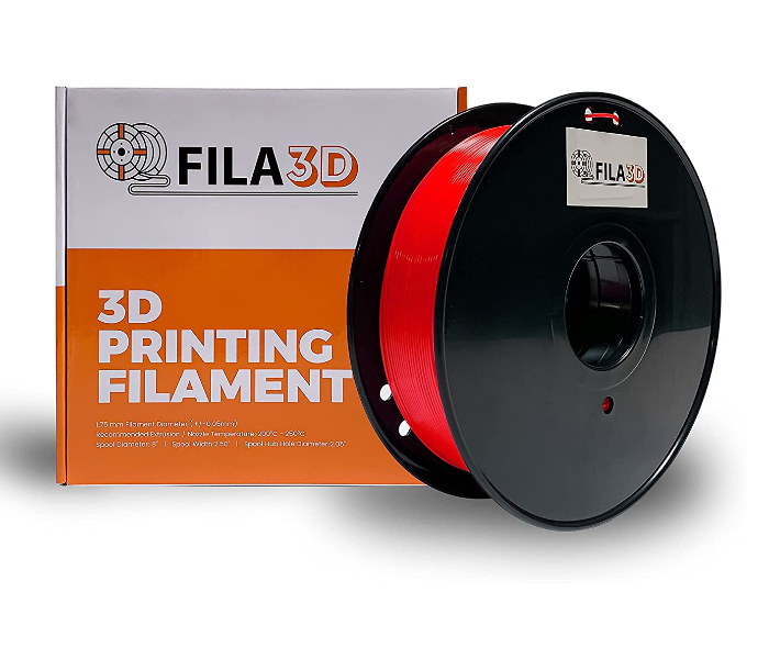 Fila3D 1.75mm ABS 1kg 3D Printer Filament - Red - Zoom Image 1