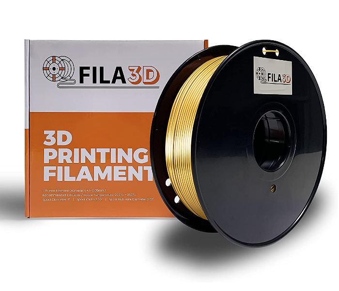 Fila3D 1.75mm PLA Plus 1Kg 3D Printer Filament - Golden - Zoom Image 1