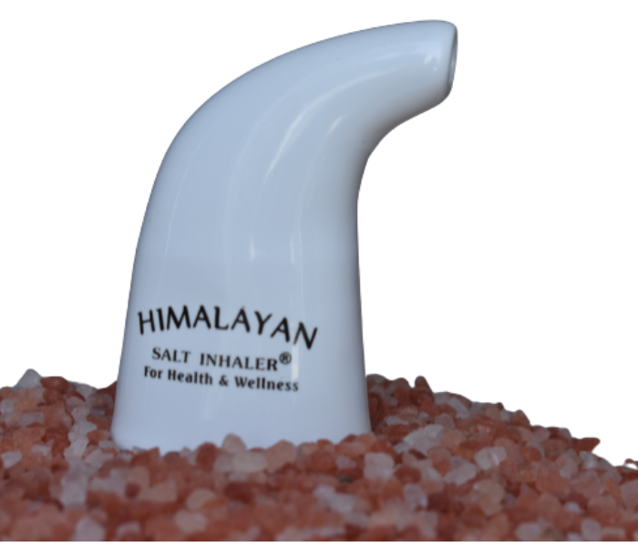 Himalayan Aura Inhaler with Medium Salt By Photon - White - Zoom Image