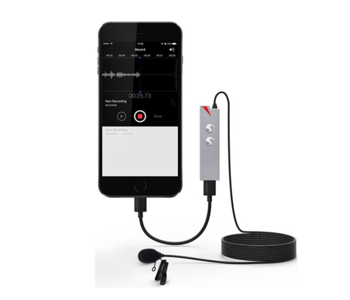 Aputure A.Lyra Digital Lavalier Microphone for Apple iPhone - Black - Zoom Image 2