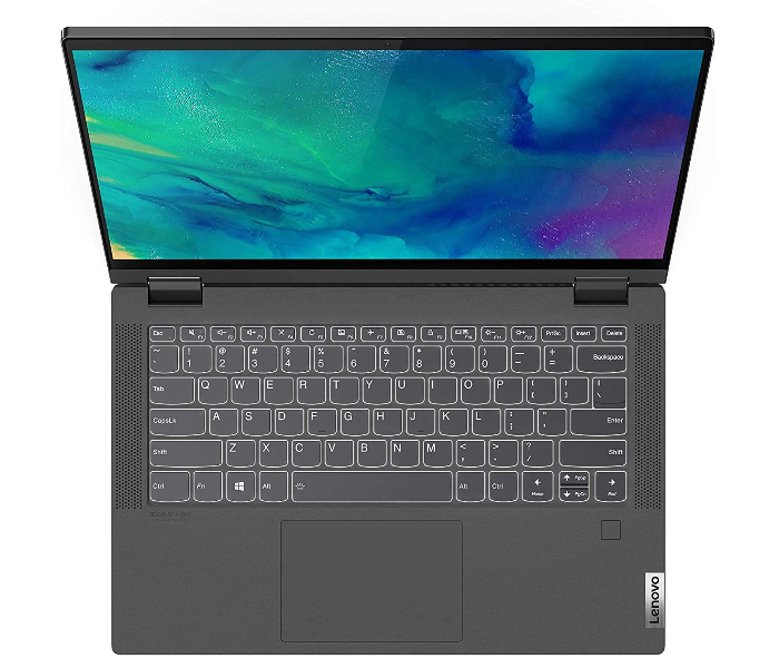  Lenovo Flex 5 x360 Backlit English US 14 Inch FHD 16GB RAM 512GB SSD MD Ryzen 7-4700U Windows 10 Pro Integrated AMD Radeon Graphics Touchscreen Laptop – Graphite Grey  - Zoom Image 1