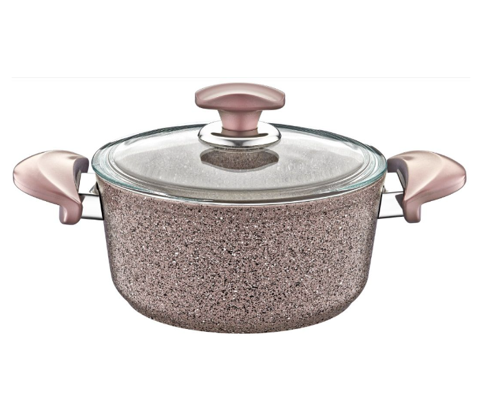 OMS Collection 30 Cm Non-Stick Granitec Casserole - Brown - Zoom Image