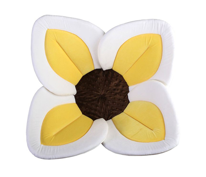 Blooming Bath HS-1 Portable Lotus Design Bathtub - White and Yellow - Zoom Image