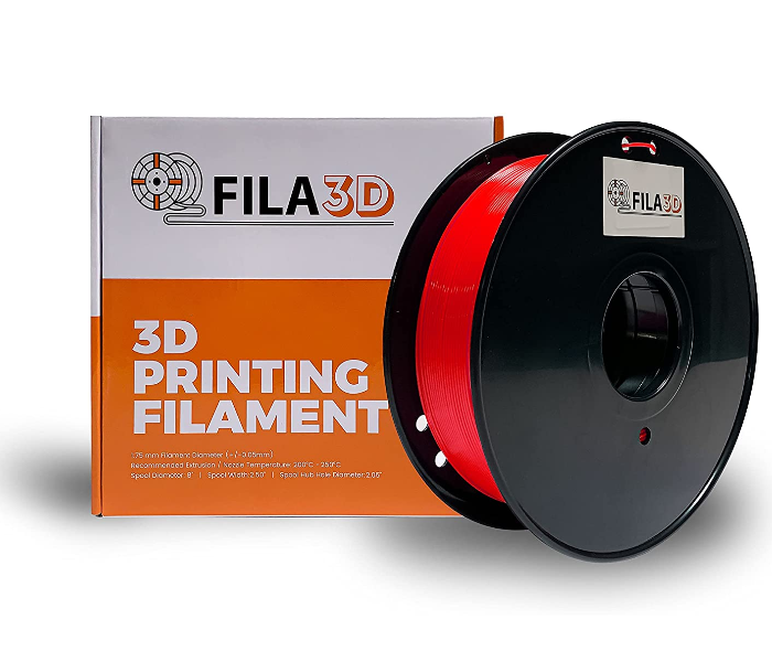 Fila3D 1.75mm PLA Plus 1Kg 3D Printer Filament - Red - Zoom Image 1