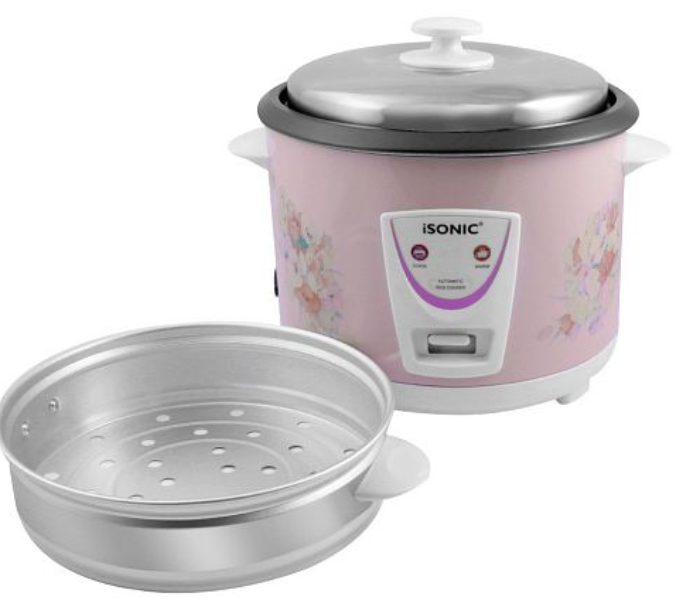 iSONIC iRC 758 1.8L Automatic 3 in1 Rice Cooker - Rose - Zoom Image 3