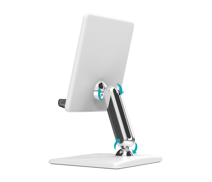 Promate ARTICVIEW Universal Multi Angle Desk Tablet - White - Zoom Image 3