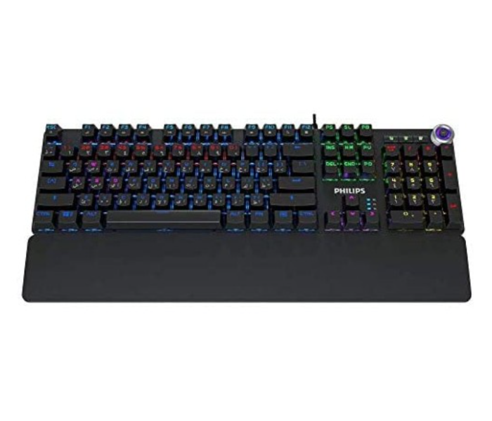 Philips USB SPK8605 Wired Mechanical Keyboard - Black - Zoom Image 2